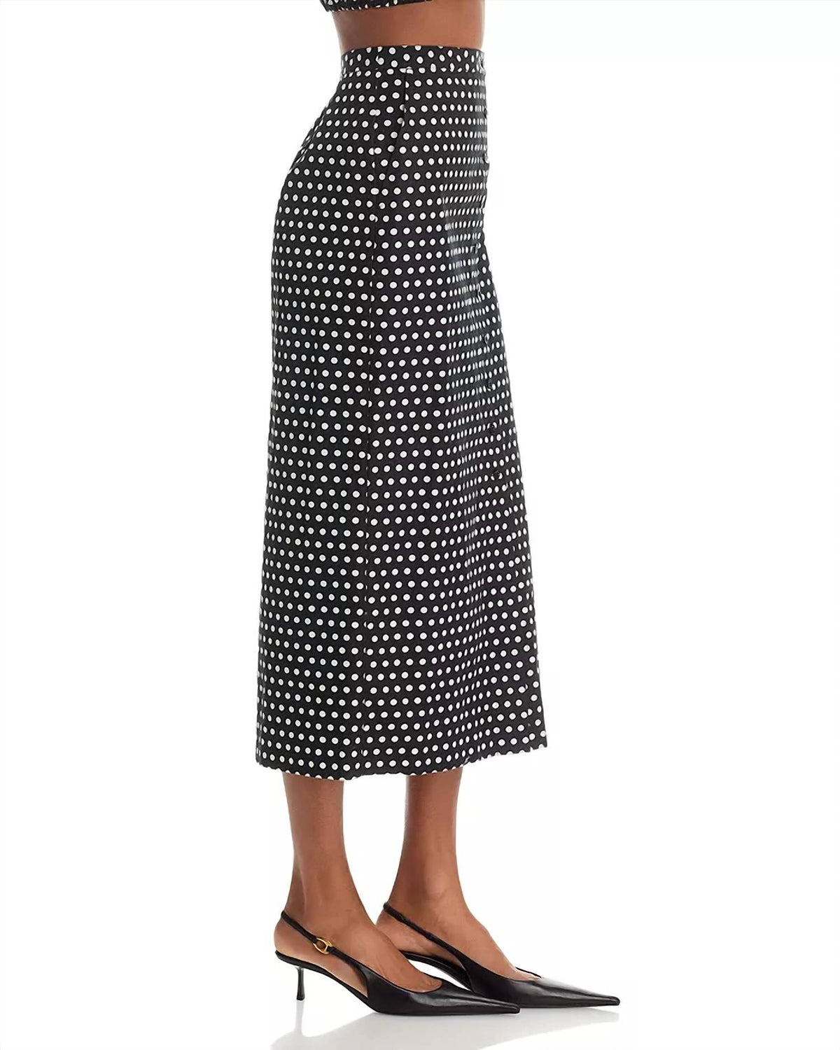 Frame - Polka Dot Midi Skirt
