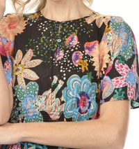 Johnny Was DAMARIS SLIP DRESS in caetena print repeat - women's dress - view 6