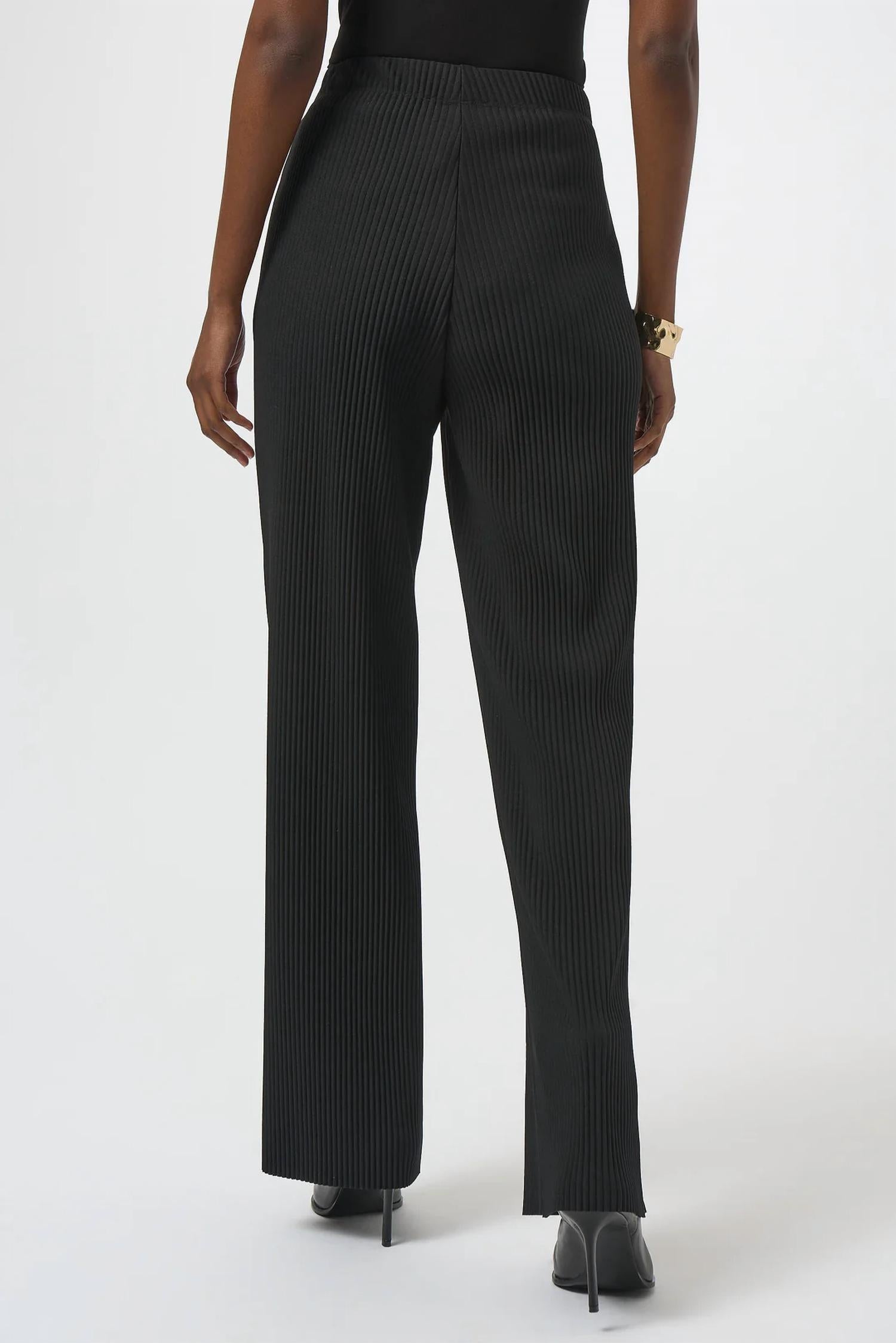 Joseph Ribkoff - Pleated Pull On Wide Leg Pants
