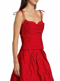 Rosie Assoulin - Floral Cloque Cami Top
