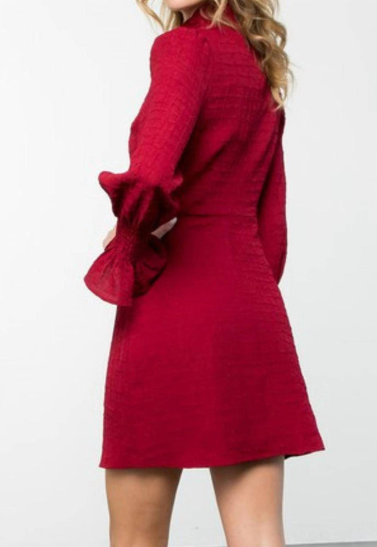 Thml - Mock Neck Textured Dress