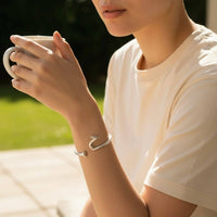 Jagged Halo Jewelry - Women's Nailed It Nail Cuff Bangle