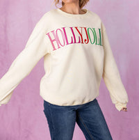 Peach Love - Holly Jolly Sweatshirt
