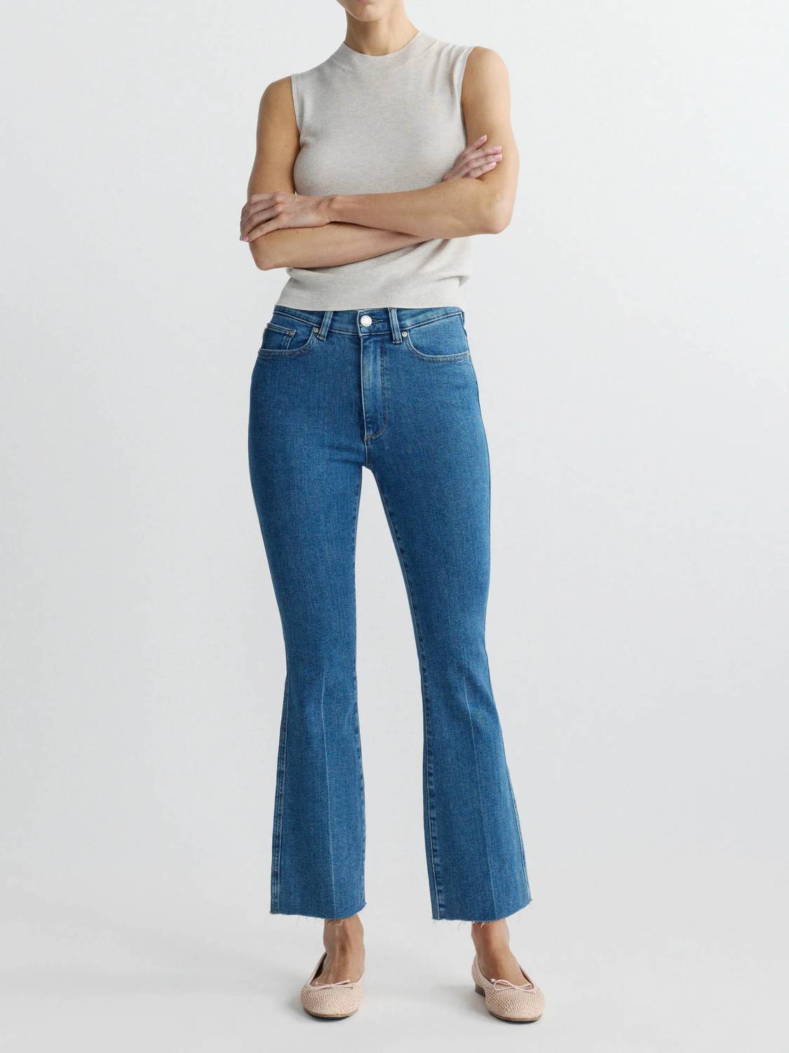 Dl1961 - Women'S - Bridget Boot High Rise Instasculpt Crop Jeans