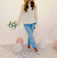 Design History - Eliana Flared Sleeve Sweater
