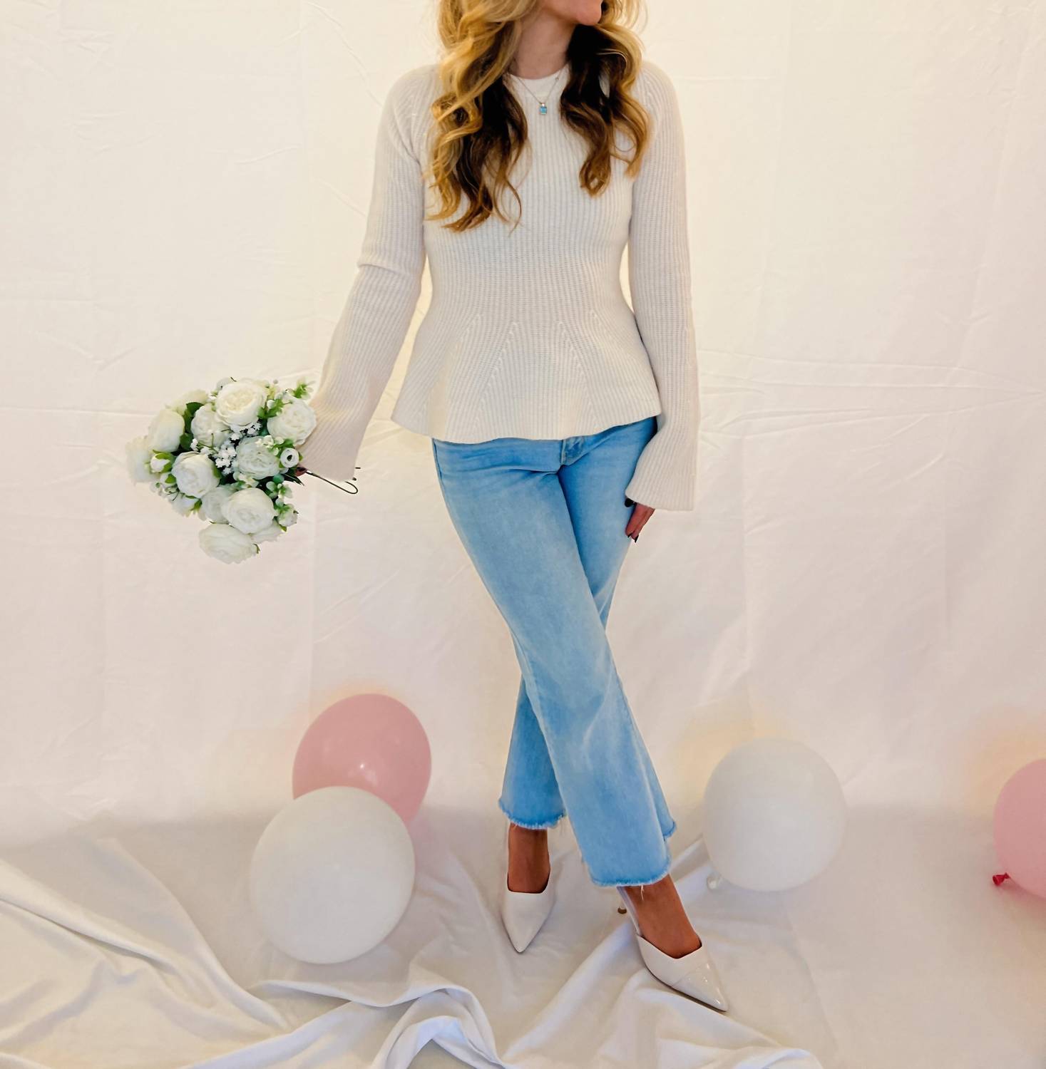 Design History - Eliana Flared Sleeve Sweater