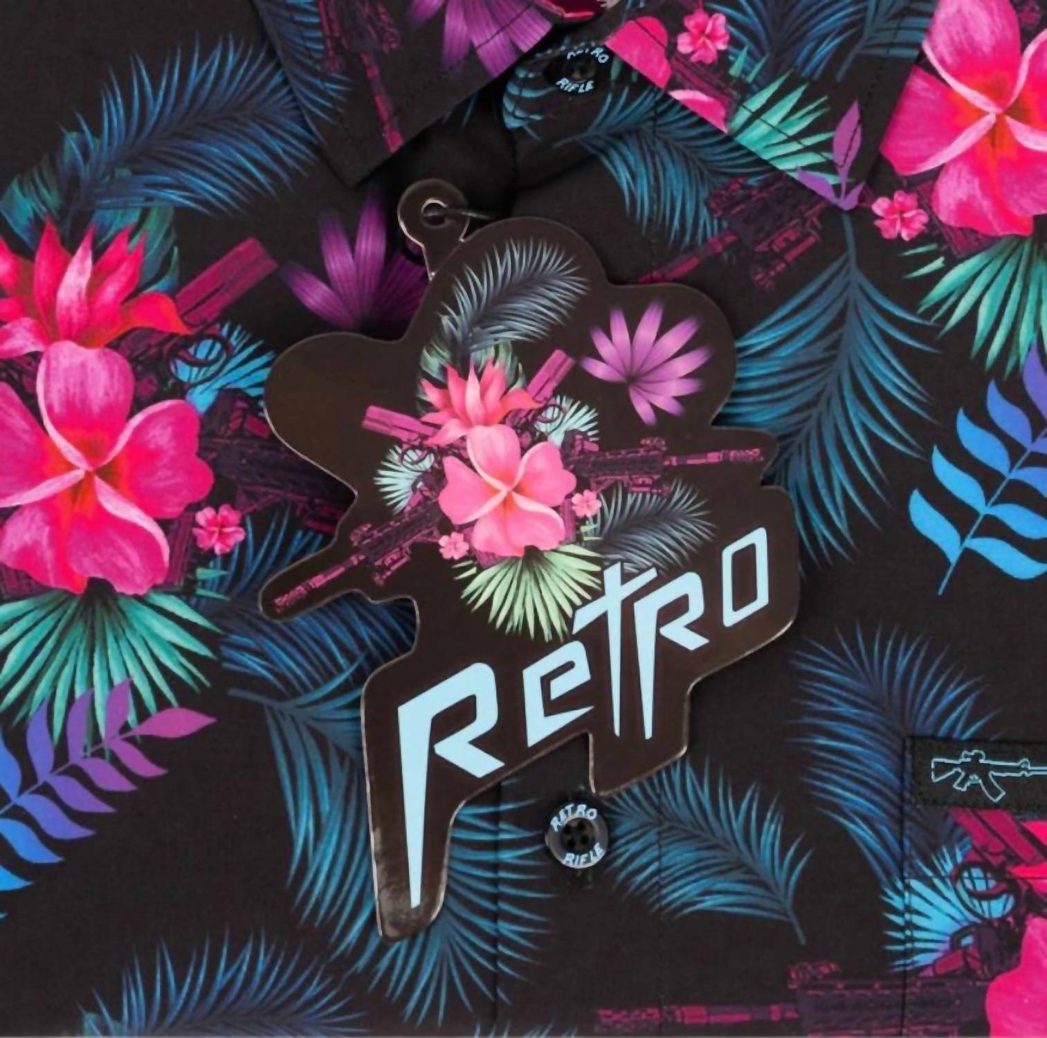 Retro Rifle - Men's Tropics Button Down