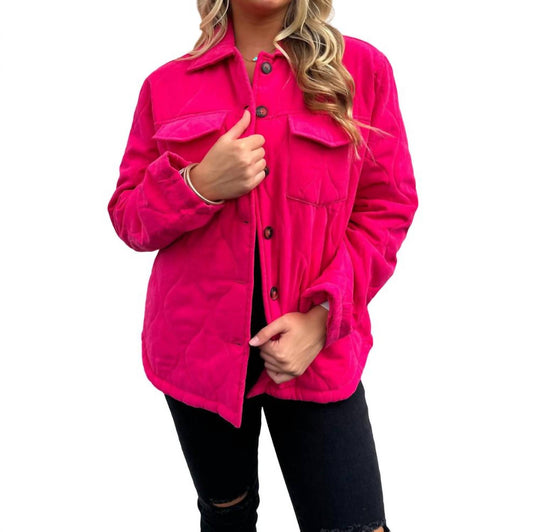 Adora - Quilted Pocket Jacket