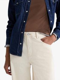 TWP Tiny Dancer Wide Leg Jeans in natural - women's jeans - view 6