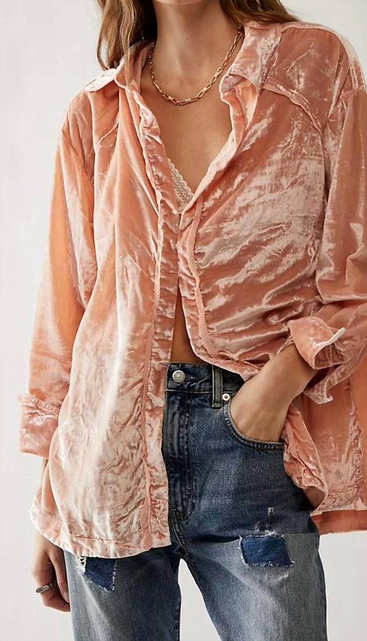 Free People - Marianne Velvet Shirt