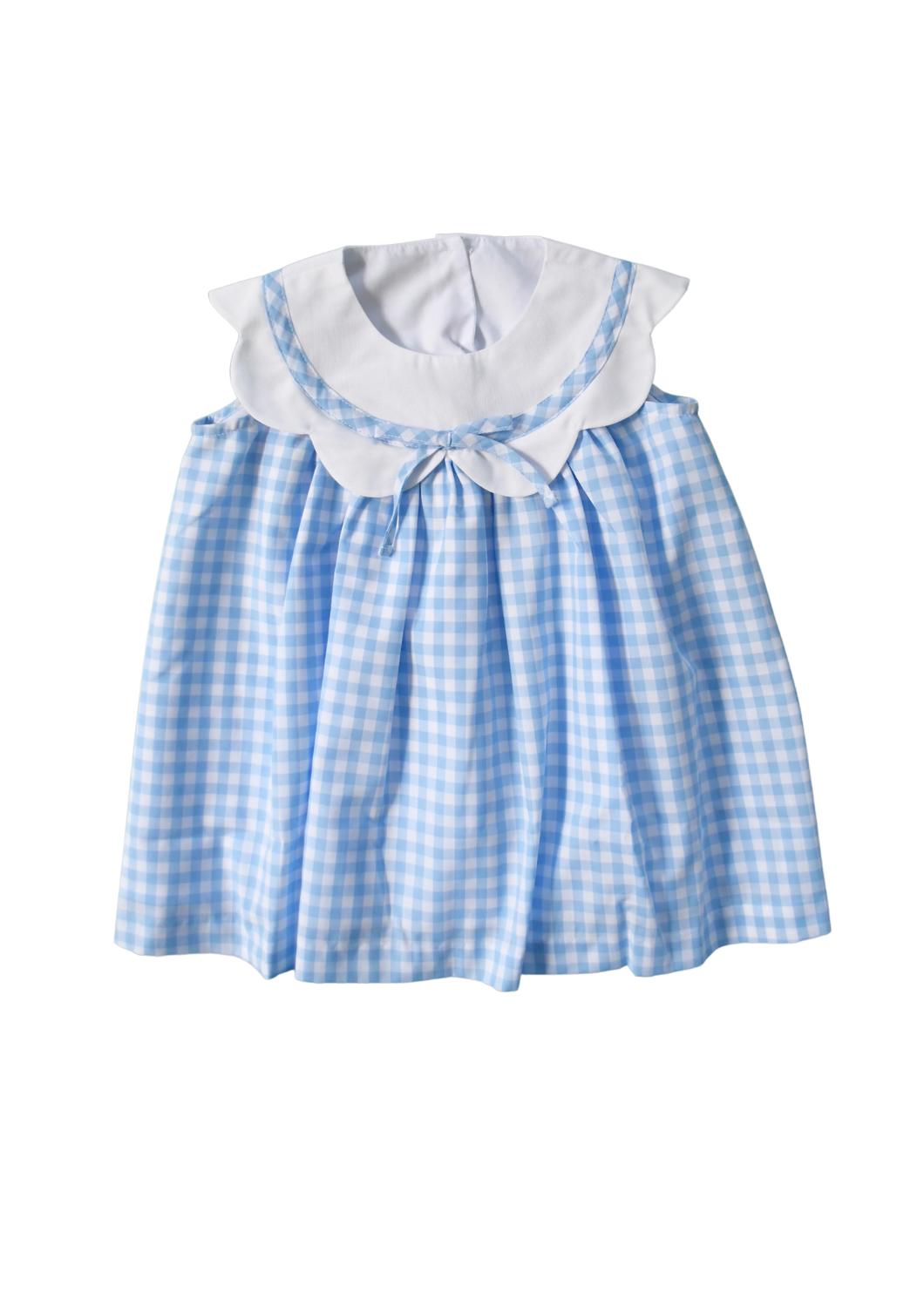 Mint Magnolia - Girl's Charlotte Scalloped Dress