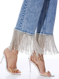 Alice + Olivia - Crystal Hem Jean