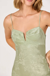 Astr - Tyla Satin Bias-Cut Maxi Dress