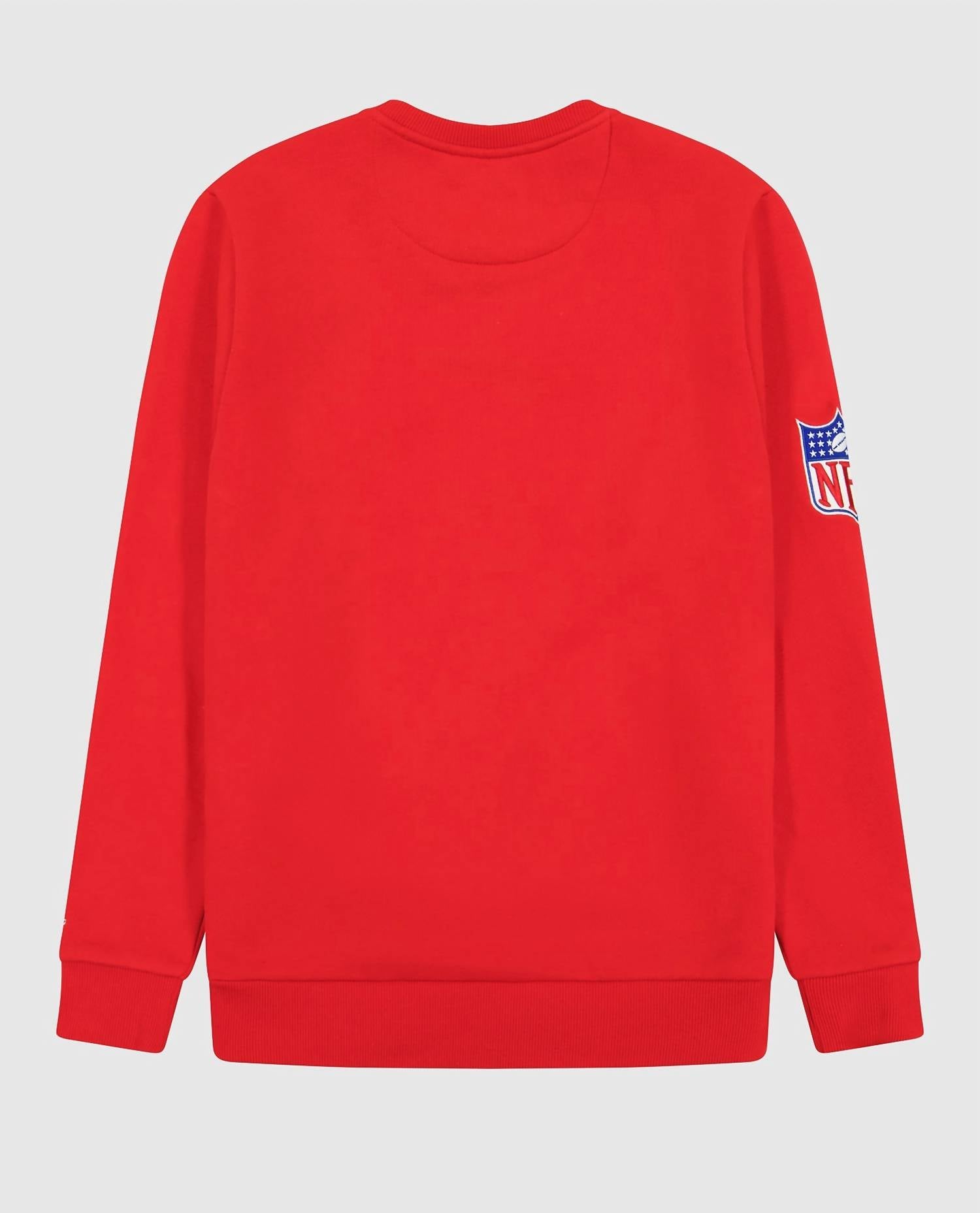 Starter - Atlanta Falcons Crew Neck Sweatshirt With Zip Pockets