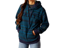 ARIAT Women's Hood Sweatshirt in dark river - women's top