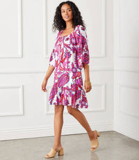 Karen Kane - Raela Ruffle Hem Mini Dress