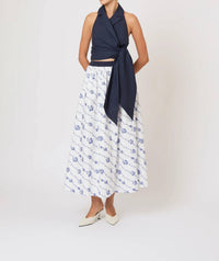 Rosie Assoulin - Easy Does It Winding Vines Embroidery Skirt