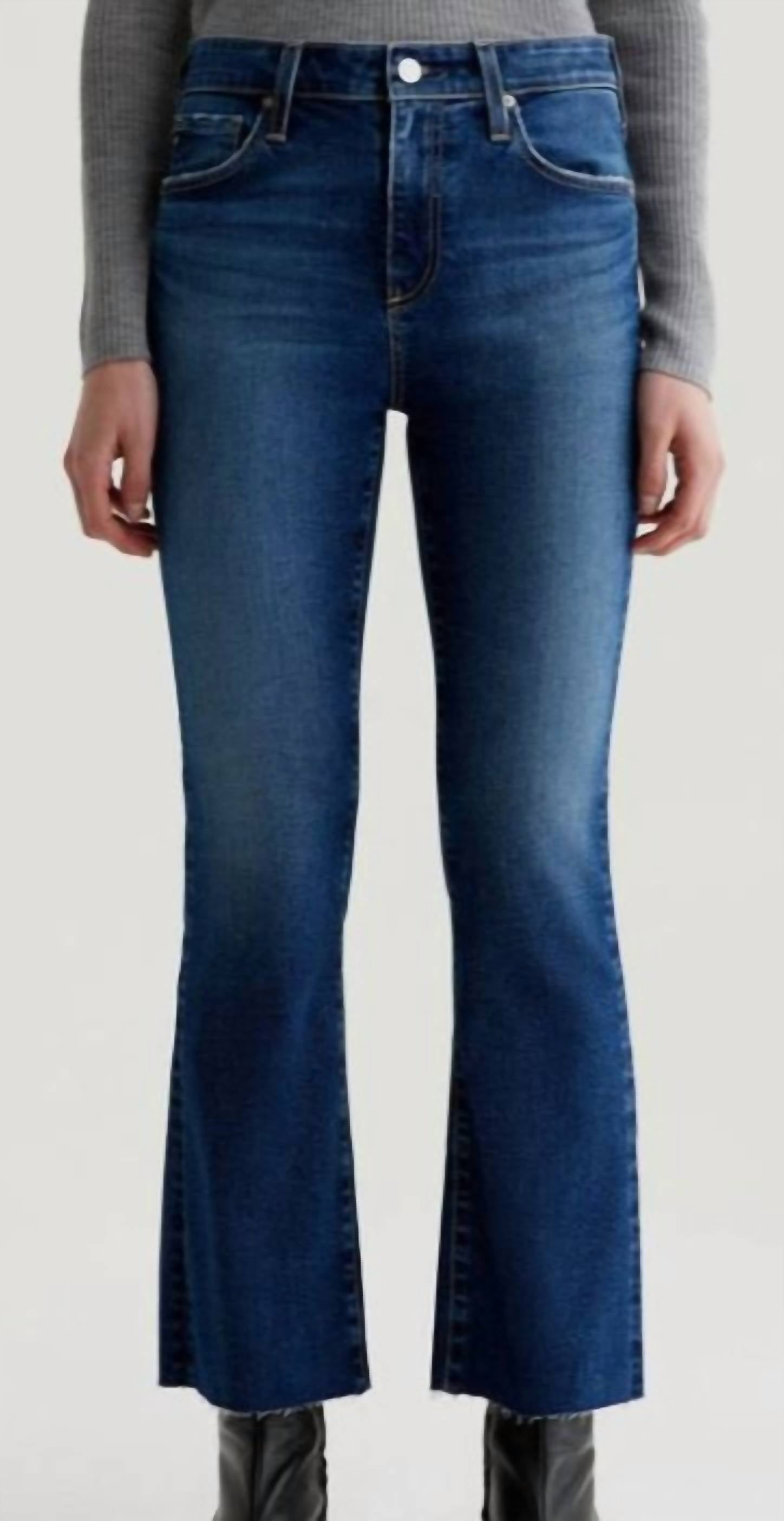 Ag Jeans - Farrah Boot Crop Mid Rise Jean