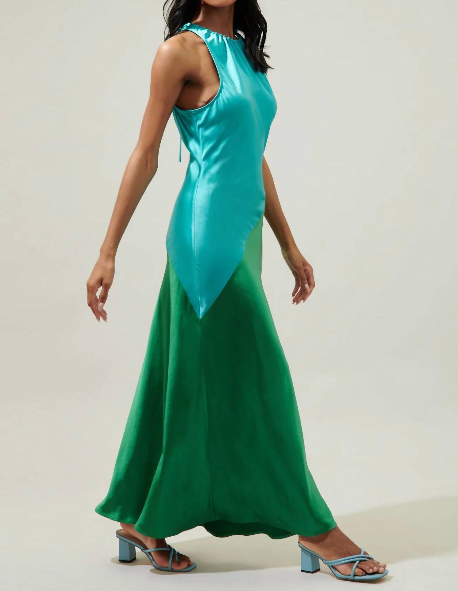 Sugarlips - Asymmetrical Satin Dress
