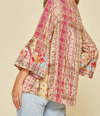 Andree By Unit - South Beach Embroidered Top