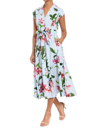 London Times - Rosemary Cotton Belted Shirt Dress