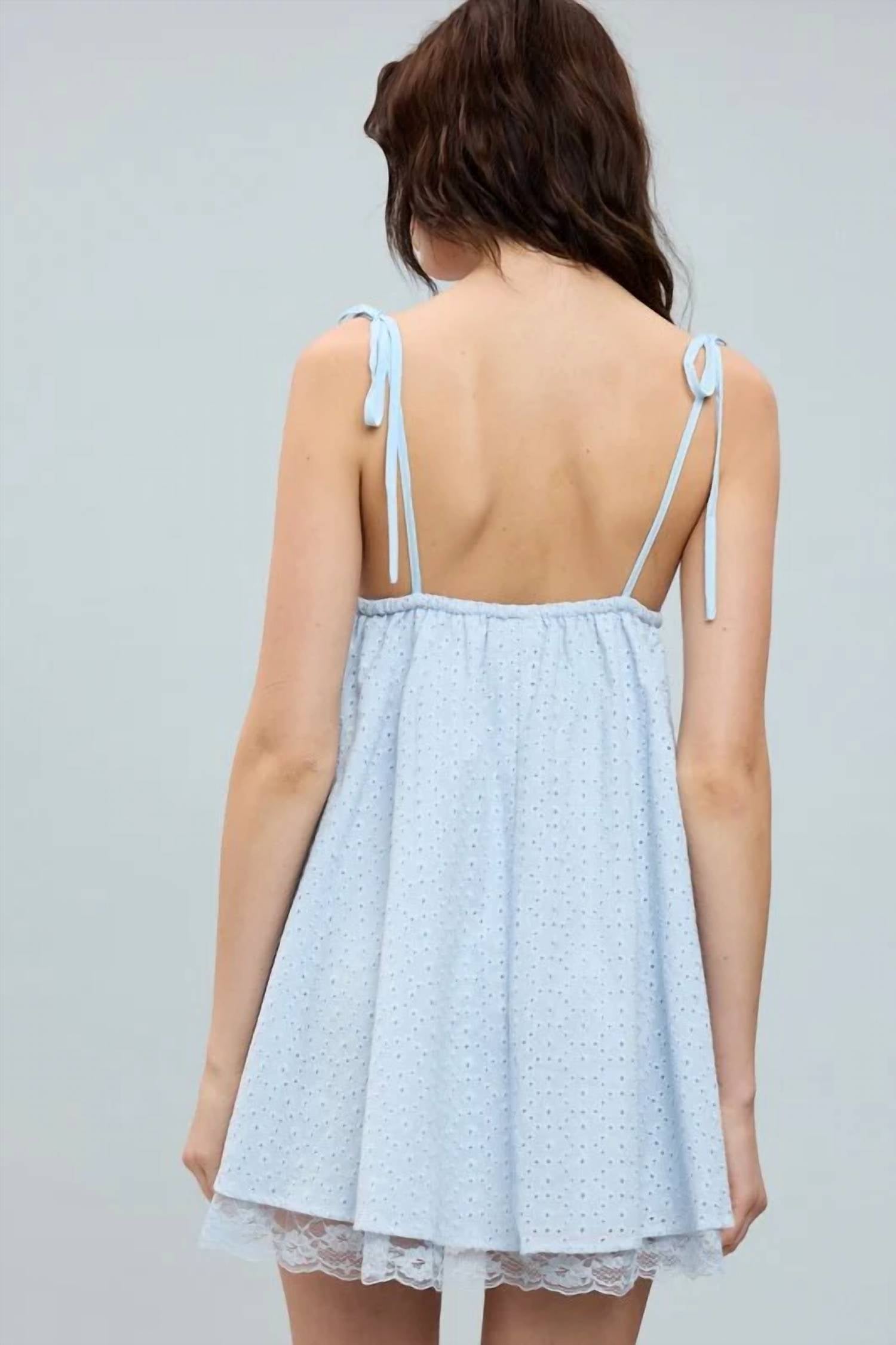 Sky To Moon - Summer Days Eyelet Mini Dress
