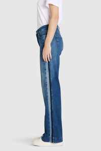 MAC Jeans Double Wide Galon Jeans in blue - women's jeans - alternate view
