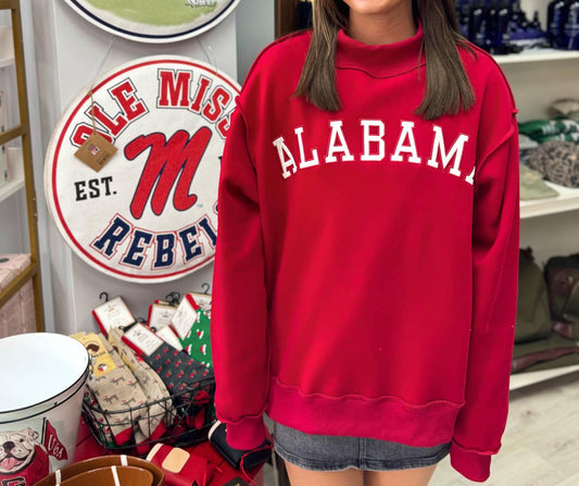 Bucketlist - Alabama Mockneck Sweatshirt