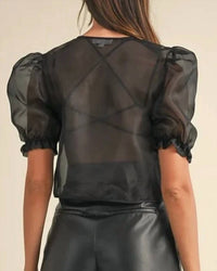 Mable - Clara Tie Front Top