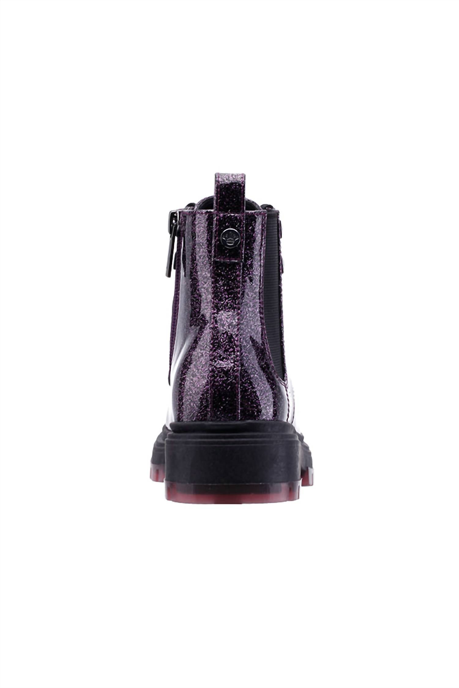 Nina Women's Colette Boots in black pink glitter - women's shoe - view 5