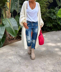 Love Salve - Chic Long Sleeve Cardigan