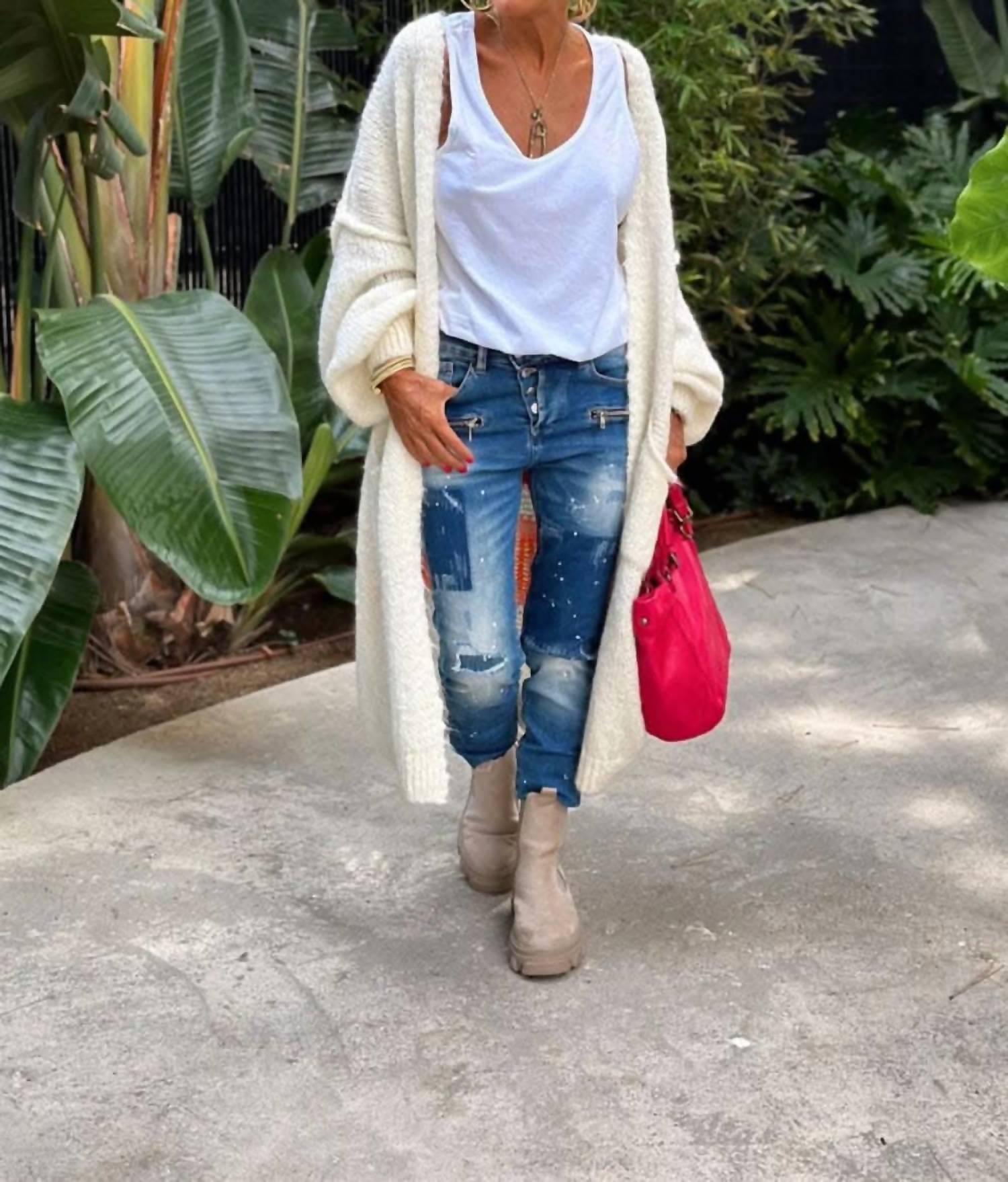 Love Salve - Chic Long Sleeve Cardigan
