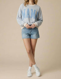Tres Bien - Mama Cloudy Knit Top