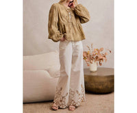 So Me - Floral Embroidery Pant
