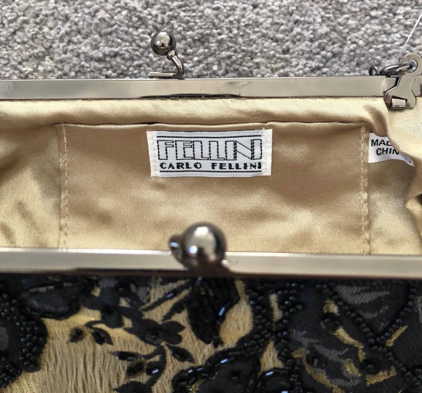 Carlo Fellini - Women's Beaded Clutch Bag