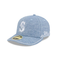 New Era - Men's Seattle Mariners Hand Stitched Chambray Low Profile 59fifty Cap