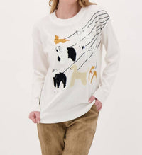 Gabby Isabella - Dogs Crewneck Sweater
