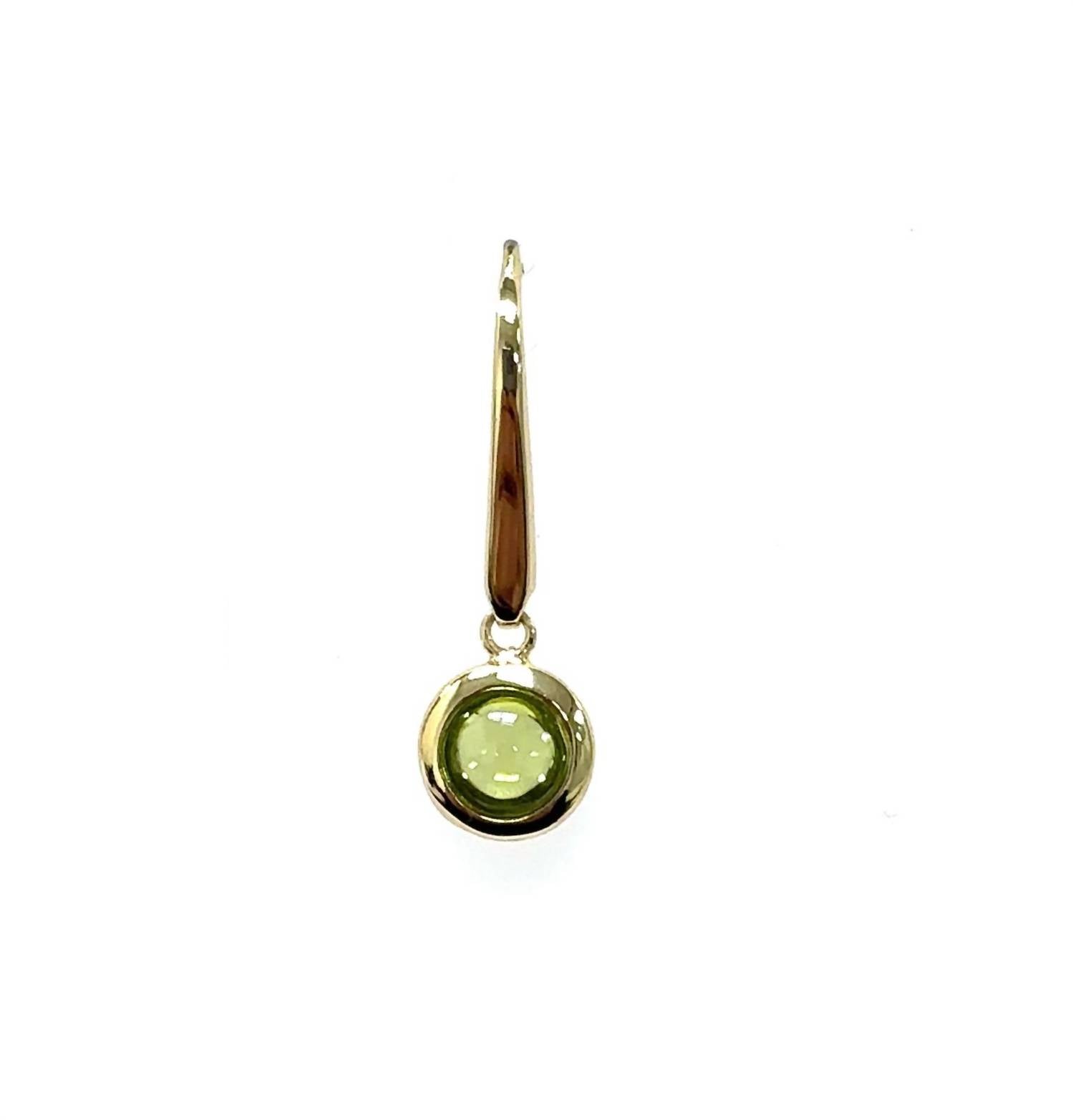 Aamiaa - Color Candy Collection Earrings With 5mm Round Peridot