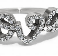 Brighton - Women's Love Script Sparkle Ring