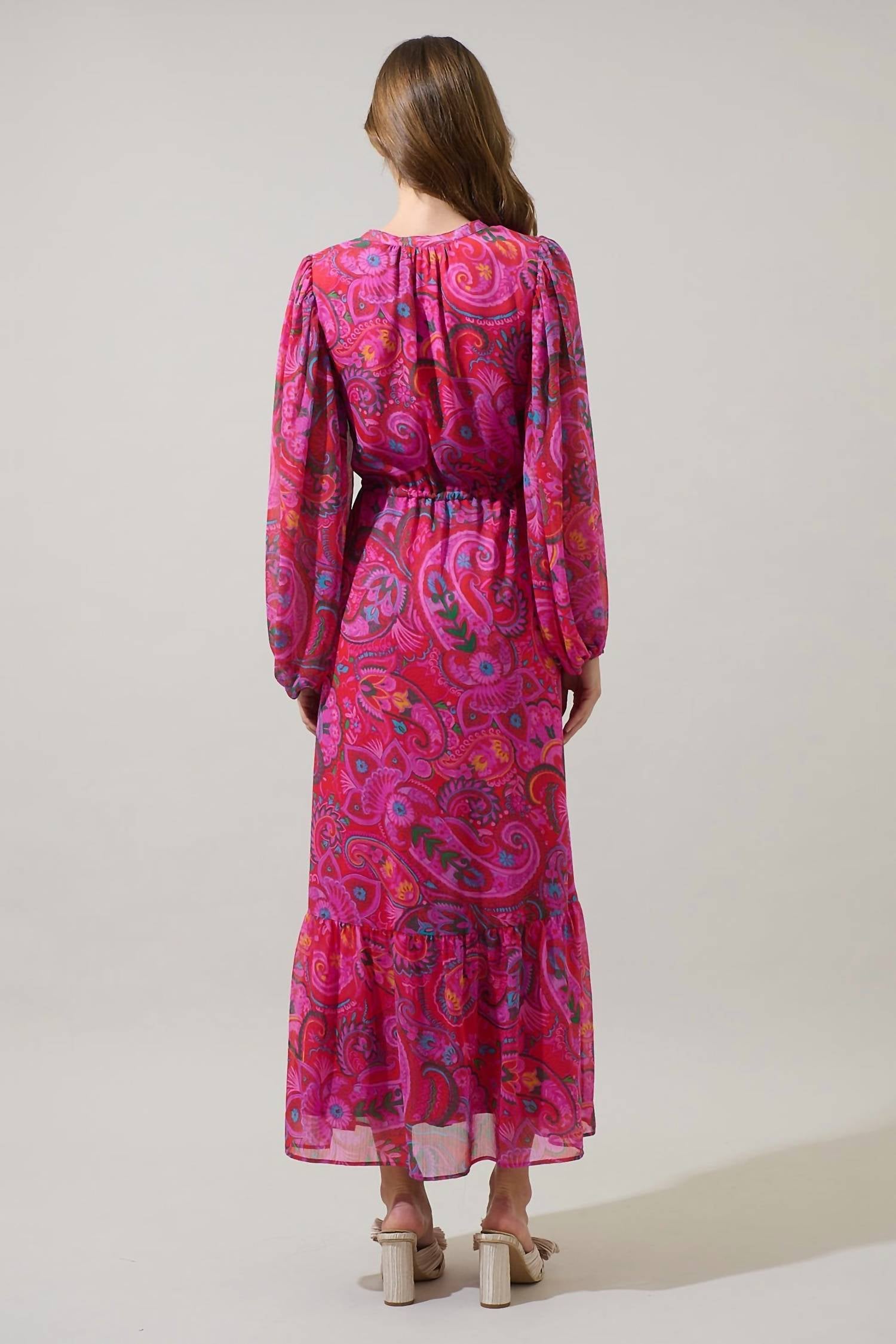 Sugarlips - Anais Floral Mauder Balloon Maxi Dress
