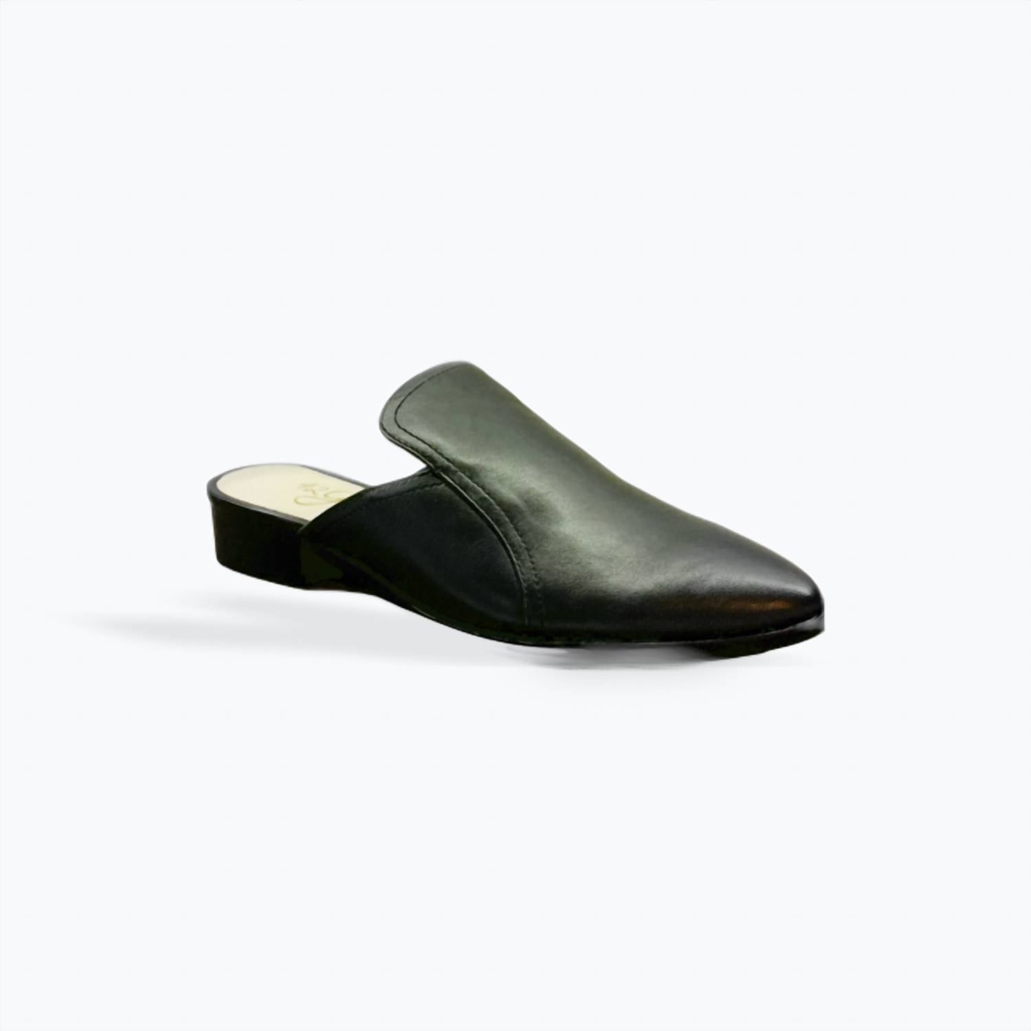42 Gold - Women's Soft Leather Mule