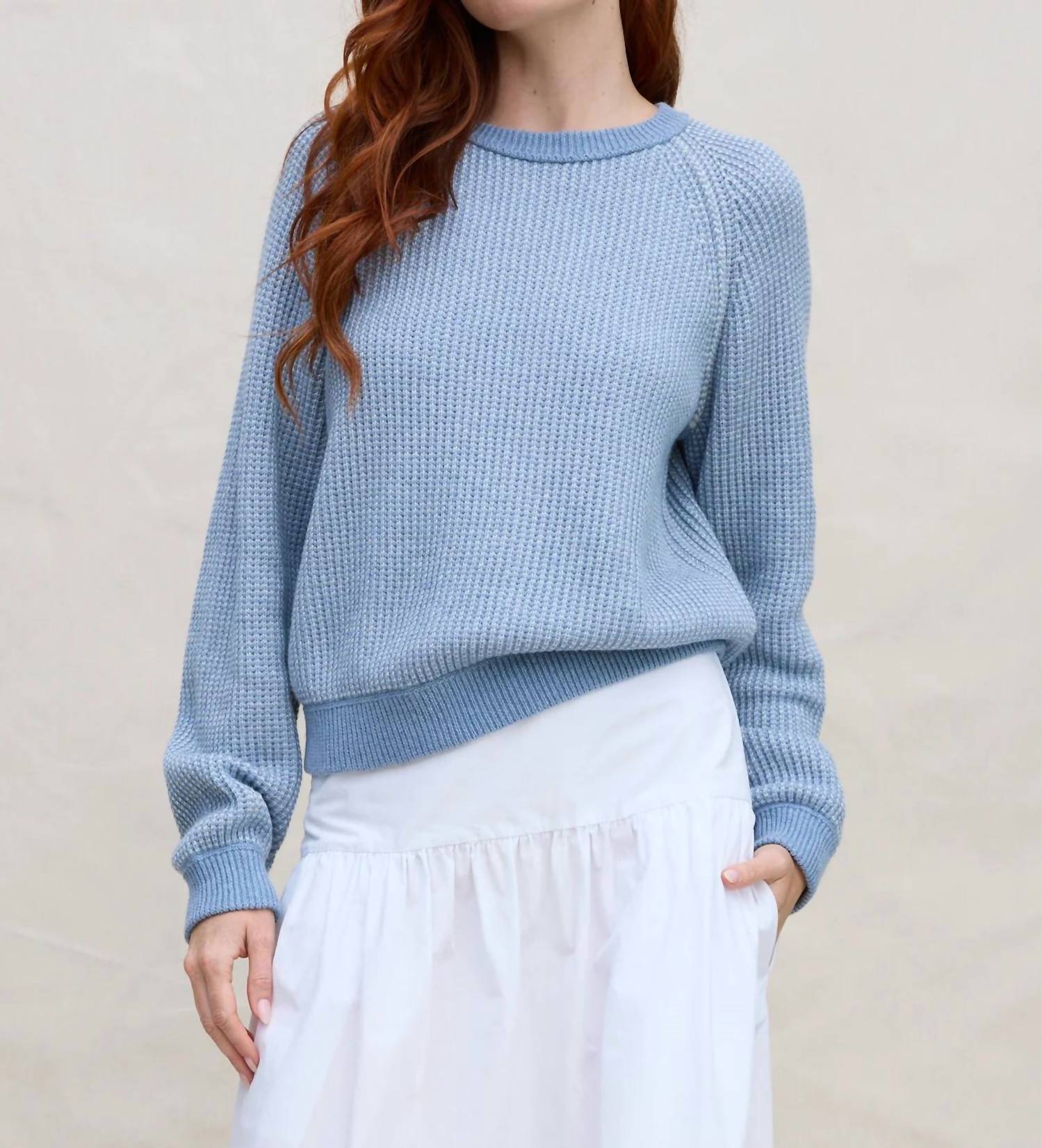 Margaret O'Leary - Thermal Raglan Sleeve Sweatshirt