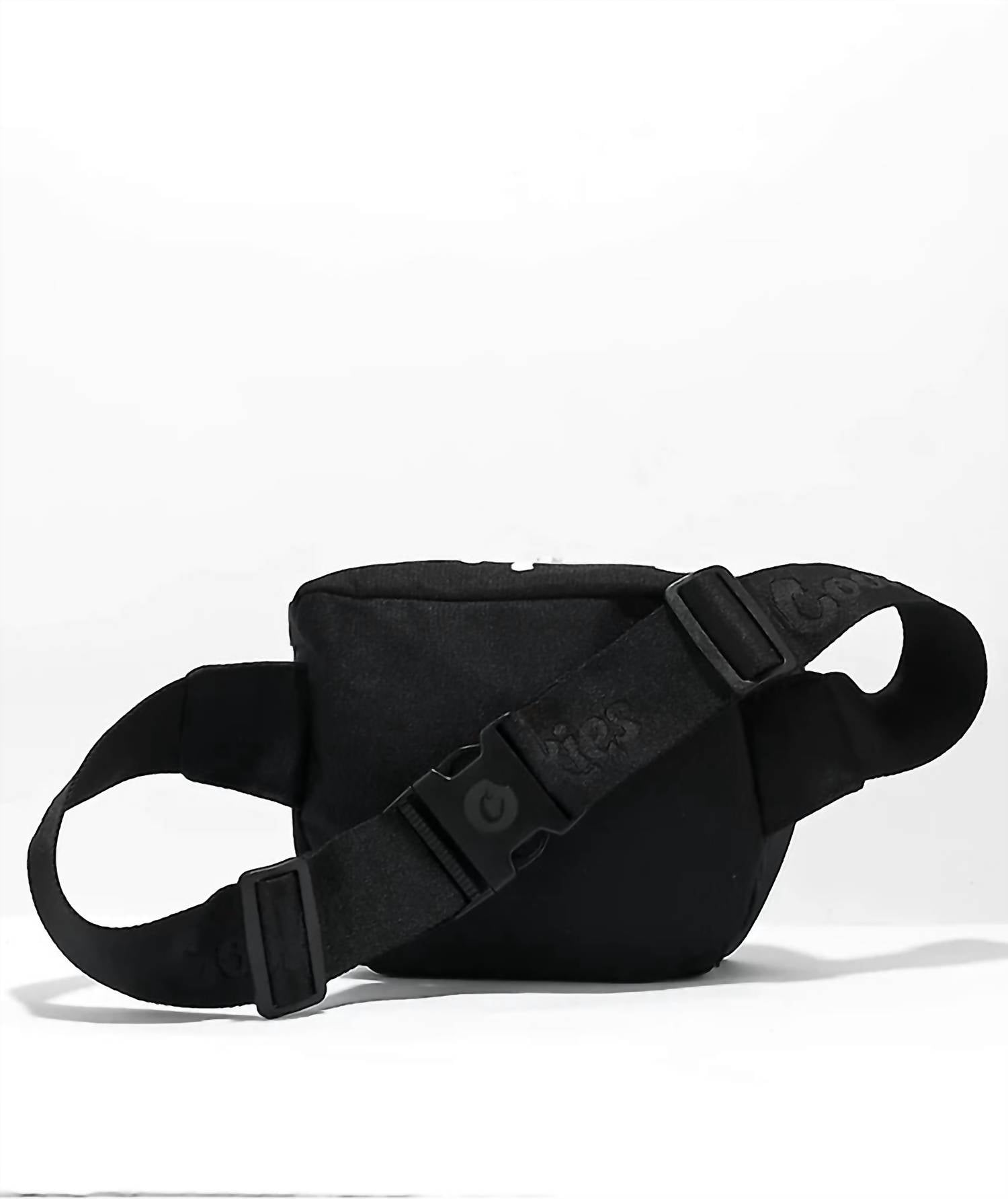 Cookies Men's Smell Proof Fanny Pack Back in black - men's bag - detail view