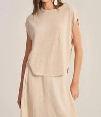 Velvet By Graham & Spencer - Velvet Sinclair Linen Tee
