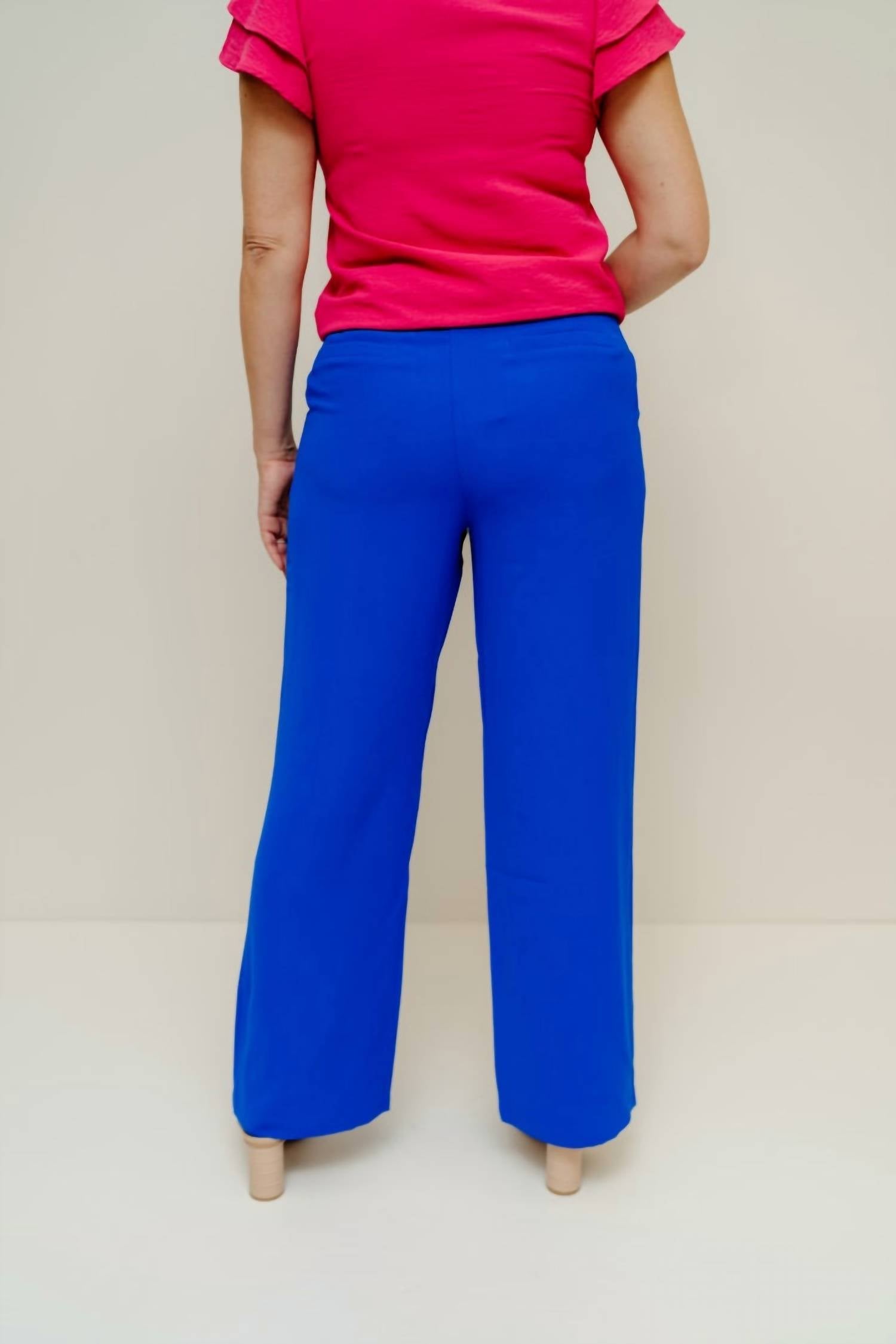 Skies Are Blue - Gracie Pintuck Trouser
