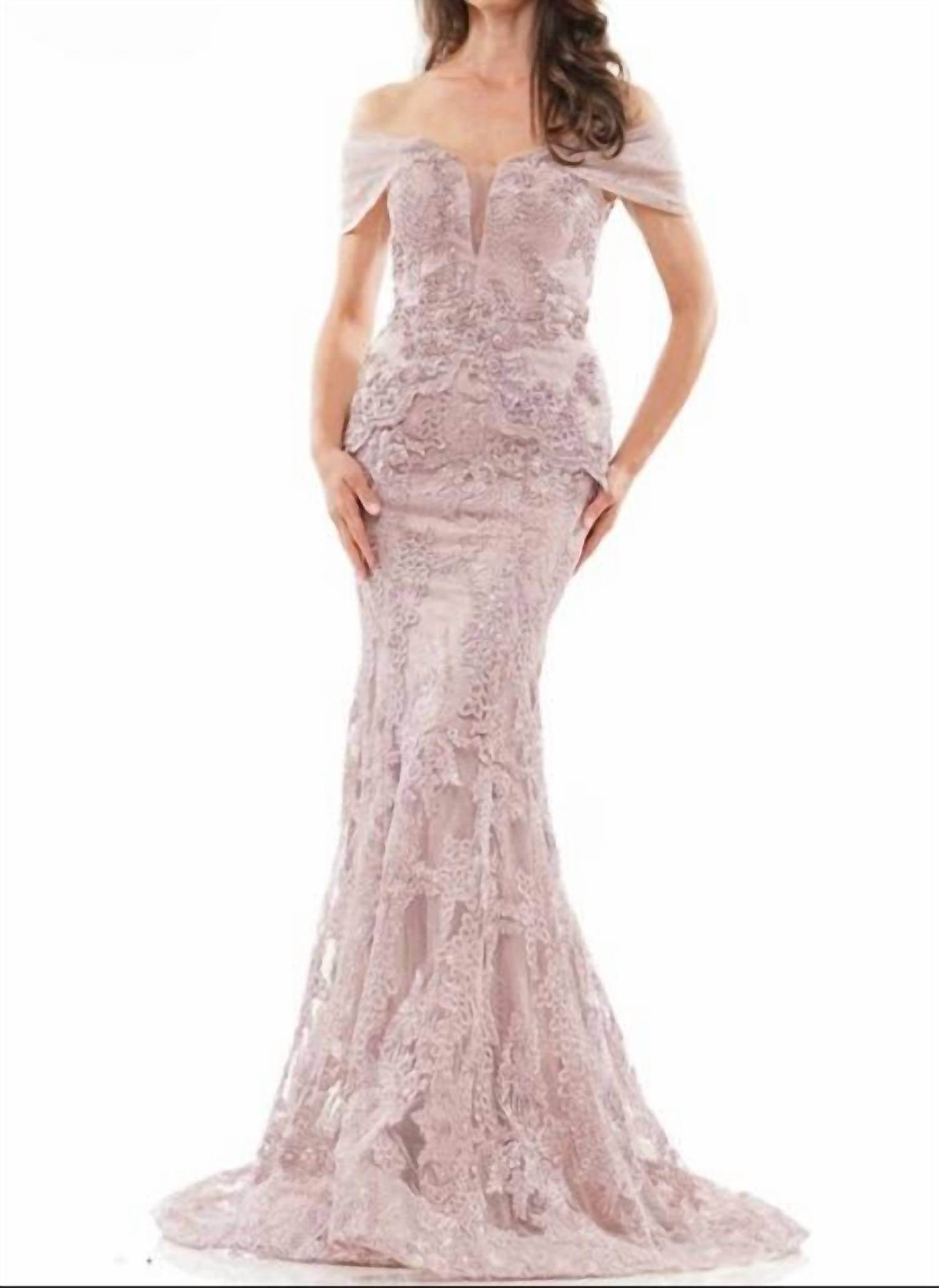 Colors Dress - Off Shoulder Gown
