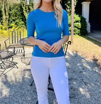 Alashan Cashmere - Ribbed Top