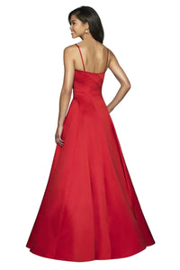 Blush Prom - Satin Sweetheart Neck Gown