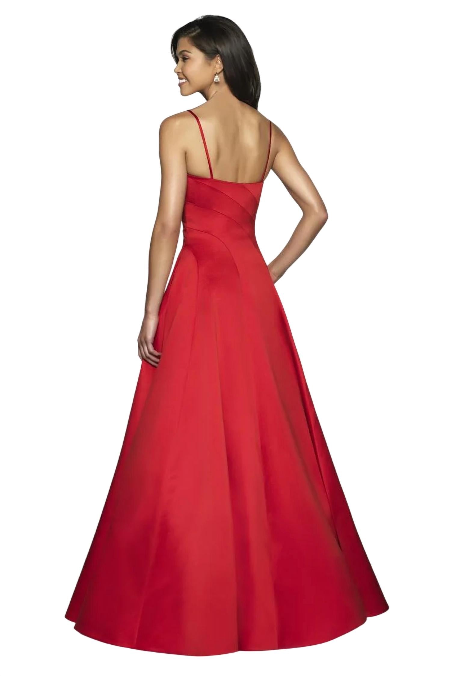 Blush Prom - Satin Sweetheart Neck Gown