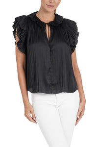 Love Token - Daphne Flutter Sleeve Top